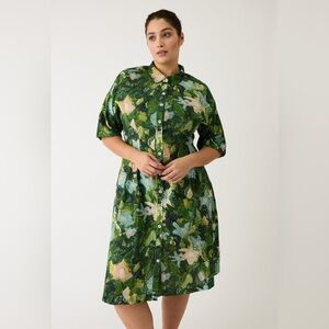 Nancy Bird Paloma Short Sleeve Dress Size 16 NWT